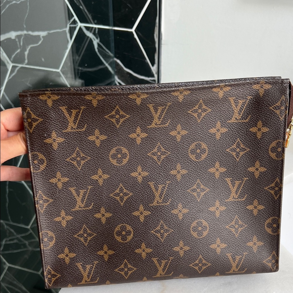 Louis Vuitton Brown Monogram Pouch Bag